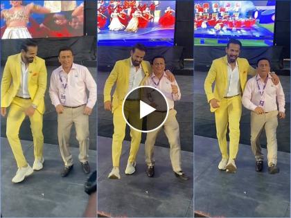 IPL 2023 Former Indian bowler Irfan Pathan and legend Sunil Gavaskar danced to Natu Natu song, watch video  | IPL 2023 : भारताच्या दिग्गजांनाही 'नाटू नाटू'ची भुरळ; गावस्कर आणि पठाण यांनी धरला ठेका