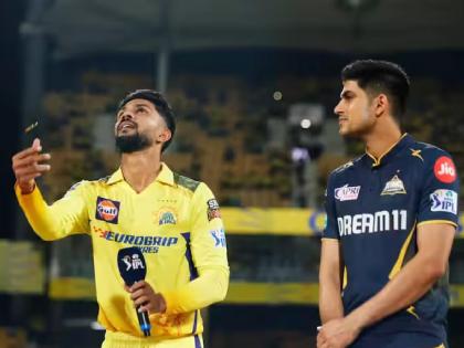 IPL 2024 GT vs CSK Live Match Updates In Marathi For today's match, Chennai Super Kings have won the toss and decided to bowl first | IPL 2024 GT vs CSK : चेन्नईने टॉस जिंकला! ऋतुराजने १ बदल केला, शुबमनने दोघांना बाकावर बसवले