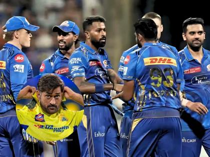 IPL playoffs scenarios for Mumbai Indians after last-ball loss to Gujarat Titans | IPL Playoff Scenario: धोनीच्या हातात मुंबई इंडियन्सच्या प्लेऑफचे तिकीट, पुन्हा समीकरण बदललं!