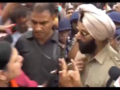 Sandeshkhali Case: video: Sikh IPS officer publicly called Khalistani; Congress attack on BJP | video: शीख IPS अधिकाऱ्याचा सर्वांसमोर खलिस्तानी म्हणून उल्लेख; काँग्रेसने भाजपला घेरले