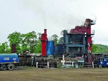 IRB tar plant in Manor likely to be working without permission | मनोरमधील आयआरबी कंपनीचा डांबर प्लांट विनापरवाना सुरू?