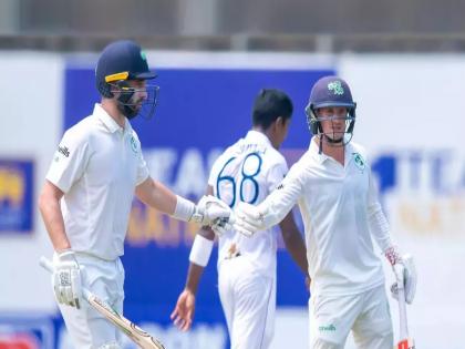 ire vs sl live Ireland scored 492 in 145.3 overs in the first innings of the second Test against Sri Lanka, Paul Stirling and Curtis Campher scored centuries while Prabath Jayasuriya took 5 wickets | आयर्लंडकडून श्रीलंकेची धुलाई! एकाच डावात केल्या ४९२ धावा; दोघांची शतकं, जयसूर्याने लाज वाचवली