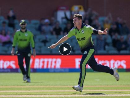 Josh Little hat trick against New Zealand as Ireland bowler registers second hattrick in T20 World Cup history World Record NZ vs IRE watch video | Josh Little Hat trick, NZ vs IRE Video: आयर्लंडच्या लिटलने न्यूझीलंडविरूद्ध घेतली 'विश्वविक्रमी' हॅटट्रिक, टी२० वर्ल्डकपमध्ये केला भल्याभल्यांना न जमलेला पराक्रम