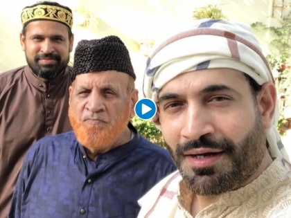 On the occasion of Eid, Irfan Pathan wished the people of the country, watch video svg | ईदच्या निमित्तानं इरफान पठाणनं देशवासियांना दिल्या अशा शुभेच्छा, पाहा Video