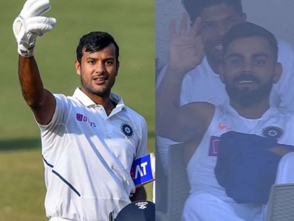 India Vs Bangladesh, 1st Test: Virat kohli had exactly what said, Mayank Agarwal reveals | India Vs Bangladesh, 1st Test : विराटने नेमका कसला इशारा केला होता, मयांक अगरवालने केला खुलासा