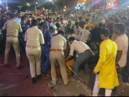 lathi charge at Bihar's ISKCON temple; Many devotees were injured in the stampede | बिहारच्या इस्कॉन मंदिरात लाठीचार्ज; चेंगराचेंगरीत अनेक भाविक जखमी