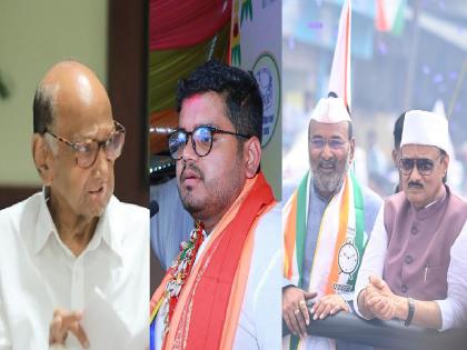 Maharashtra assembly vidhan sabha election 2024 Candidates of Ajit Pawar group against candidates of Sharad Pawar group in Tasgaon - Kawthe Mahankal and Islampur for assembly | शरदचंद्र पवार पक्षाच्या मैदानावर उसण्या खेळाडूंसह राष्ट्रवादीची बॅटिंग