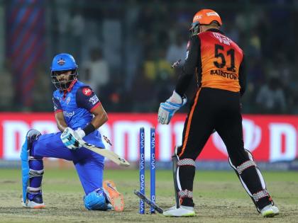 IPL 2019: Delhi Capitals given 130 runs target to Sunrisers Hyderabad | IPL 2019 : दिल्लीच्या फलंदाजांची हाराकिरी, हैदराबादपुढे 130 धावांचे आव्हान