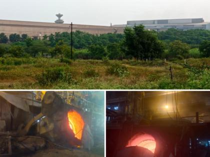 8 injured in ISMT company in Jejuri after iron falls on body The condition of four is critical | जेजुरीच्या आयएसएमटी कंपनीत लोहरस अंगावर पडून ८ जण जखम; चौघांची प्रकृती गंभीर