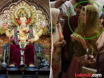 डोक्यावर पदर घेत पार्थ पवारांसोबत लालबागच्या राजाचं दर्शन घेणारी 'ही' बॉलिवूड अभिनेत्री कोण?