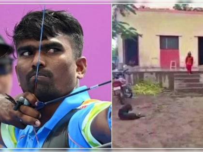 Tokyo Olympics archer Pravin Jadhav family threatened by neighbour for land dispute, police ensure their safety | Tokyo Olympics: तिरंदाज प्रवीण जाधव याच्या घरावर जेसीबी फिरवण्याची धमकी; घरच्यांची गाव सोडण्याची तयारी!