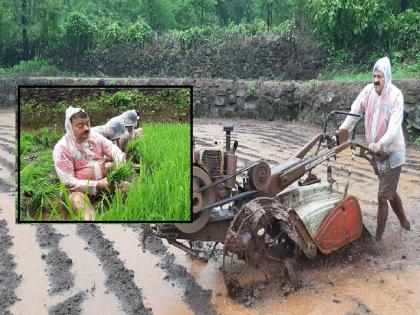 As soon as the special session of the Legislative Assembly came to an end, MLA Bhaskar Jadhav started farming | विधानसभेचे विशेष अधिवेशन संपताच आमदार भास्कर जाधव गावी रमले शेती कामात