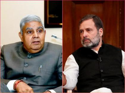 vice president jagdeep dhankhar replied congress leader rahul gandhi criticism on india in abroad | Vice President Jagdeep Dhankhar: “परदेशात जाऊन भारतावर टीका करणे चुकीचे”; राहुल गांधींच्या ‘त्या’ विधानावर उपराष्ट्रपती भडकले