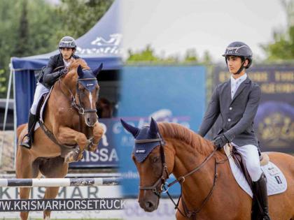 Jai Singh Sabharwal finished second in CSI2-1-YH-LIER to lead India to silver medal in equestrian | अभिमानास्पद! १४ वर्षीय जयसिंगने उंचावली भारताची मान; आंतरराष्ट्रीय घोडेस्वारीत पटकावलं रौप्यपदक