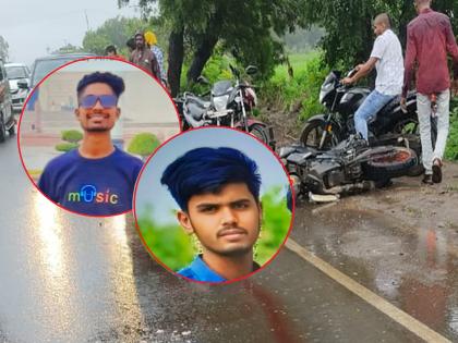 Two friends crushed by speeding bus in Jalna; Blood stains on Kedarkheda-Rajur highway | जालन्यात भरधाव बसने दोन मित्रांना चिरडले; केदारखेडा-राजूर महामार्गावर रक्ताचा सडा Two friends crushed by speeding bus in Jalna; Blood stains on Kedarkheda-Rajur highway | जालन्यात भरधाव बसने दोन मित्रांना चिरडले; केदारखेडा-राजूर महामार्गावर रक्ताचा सडा