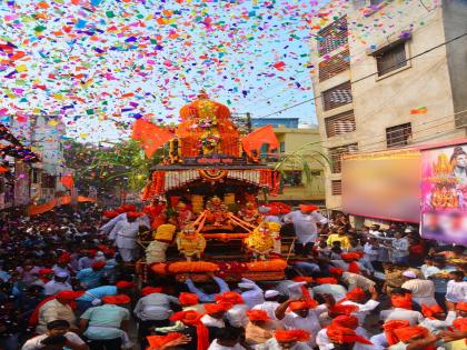 Jalgaon Shri Ram Rathotsava | जळगावात ‘श्रीराम रथोत्सवा’साठी उसळला श्रीरामभक्तांचा जनसागर!