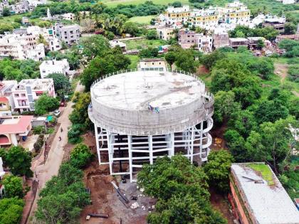 Hush! Hanuman Hill's new water tank in service; Himayat Bagh, TV Center Jalakumbh also nearing completion | हुश्श! हनुमान टेकडीचा नवीन जलकुंभ सेवेत; हिमायतबाग, टीव्ही सेंटर जलकुंभही पूर्णत्वाकडे