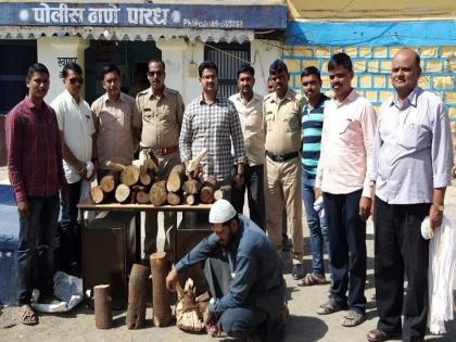 1 lakh 45 thousand sandalwood seized in Bhokardan taluka | भोकरदन तालुक्यात १ लाख ४५ हजाराचे चंदन जप्त 