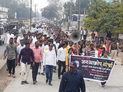 An increase in the disappearance of girls; An angry mob raly in Washim | मुली बेपत्ता होण्याच्या घटनांमध्ये वाढ;  वाशिमात आक्रोश मोर्चा 