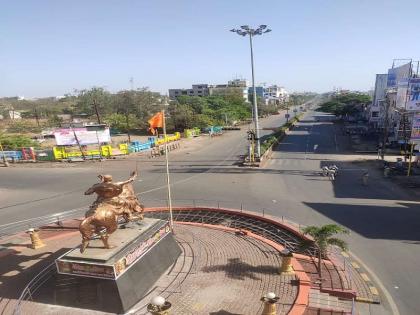 coronavirus: no vehicles on roads in Latur; everyone is in home | coronavirus : लातुरातील रस्ते निर्मनुष्य; एकानेही ओलांडला नाही घराचा उंबरठा