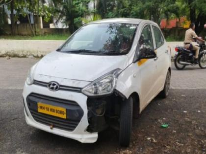 The car driver who ran away after hitting a pedestrian is finally in police custody | Sindhudurg: जानवलीत पादचाऱ्याला धडक देऊन पसार झालेला कारचालक अखेर पोलिसांच्या ताब्यात