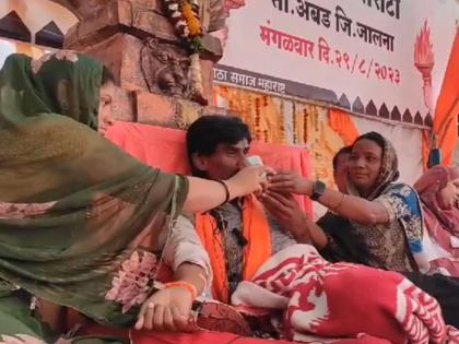 Eventually, Manoj Jarange's hunger strike ended; Now the chain will go on hunger strike | अखेर, जरांगे यांचे आमरण उपोषण मागे; आता साखळी उपोषण करणार