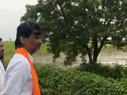 'We will take to the streets for farmers'; Manoj Jarange warns the government after inspecting the heavy rain-affected areas | ‘शेतकऱ्यांसाठी रस्त्यावर उतरू’; अतिवृष्टीग्रस्त भागाची पाहणी करून जरांगेंचा सरकारला इशारा