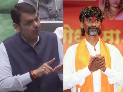 Devendra Fadnavis Aggressive in vidhan sabha; responded to Manoj Jarange Patil's allegation | विधानसभेत देवेंद्र फडणवीस आक्रमक; सभागृहात मनोज जरांगे पाटलांचं नाव घेऊनच बोलले