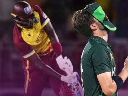 WI vs PAK 2nd T20I Shaheen Afridi Villain For Pakistan As They Lose A Won Match Jason Holder Sets Major Record | WI vs PAK 2nd T20I : होल्डरनं शेवटच्या चेंडूवर जिंकून दिली मॅच; शाहीन शाह आफ्रिदीवर तोंड लपवण्याची वेळ