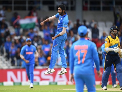 India Vs Sri Lanka, Latest News, ICC World Cup 2019 : Jasprit Bumrah becomes the second-fastest Indian bowler to pick up 100 ODI wickets | India Vs Sri Lanka, Latest News : जसप्रीत बुमराहचा विक्रम, सर्वात जलद बळींचे शतक करणारा दुसरा भारतीय