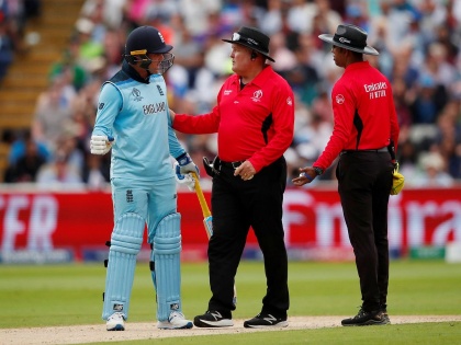 ICC World Cup 2019 : Jason Roy free to play World Cup final? England star fined 30% match fee, receives demerit points for dissent | ICC World Cup 2019 : इंग्लंडचा ओपनर जेसन रॉय फायनल खेळणार का? आयसीसीनं सुनावली 'ही' शिक्षा