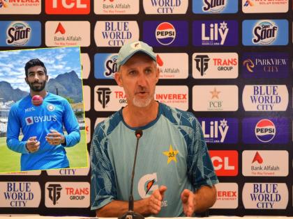 Pakistan coach Jason Gillespie selected Jasprit Bumrah and Pat Cummins as unplayable bowlers  | जसप्रीत बुमराह अन् 'हा'... पाकिस्तानच्या कोचने सांगितले दोन 'न खेळता येणारे' गोलंदाज