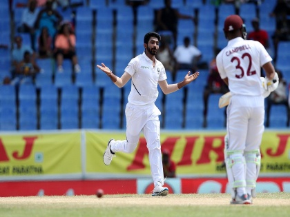 India vs West Indies, 1st Test : Jasprit Bumrah is the first asian bowler to completes a unique set of five-wicket hauls | India vs West Indies, 1st Test : बूम बूम बुमराह; भारतीय गोलंदाजाचा विश्वविक्रम, कोणलाही जमला नाही असा पराक्रम
