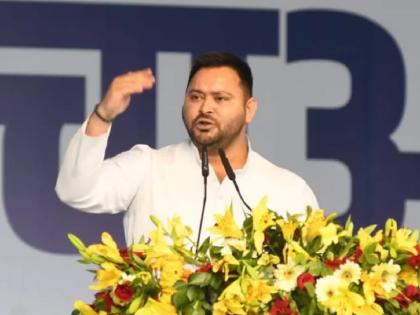 Tejashwi Yadav criticized BJP and Narendra Modi during a rally to protest Arvind Kejriwal's arrest | 'तुम तो धोखेबाज हो, वादा करके भूल जाते हो'; तेजस्वी यादवांचा पंतप्रधानांवर निशाणा