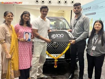 bigg boss marathi 3 fame jay dudhane buy new mg hector car share photo on social media | 'बिग बॉस मराठी' फेम जय दुधाणेने खरेदी केली महागडी कार; पोस्ट शेअर करत वडिलांच्या आठवणीत झाला भावुक