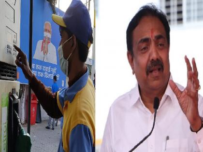 With the grace of Prime Minister Narendra Modi, petrol will go up to 150 rupees says Jayant Patil | पंतप्रधान नरेंद्र मोदींच्या कृपेनं पेट्रोल १५० रुपयांवरही जाईल - जयंत पाटील