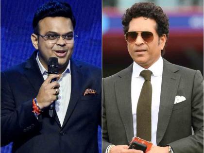 Former Team India player Sachin Tendulkar congratulated BCCI Secretary Jay Shah after becoming ICC President | BCCI सचिव जय शाह ICC अध्यक्ष झाले! सचिननं 'क्रांतिकारी' निर्णयाचा दाखला देत केलं कौतुक