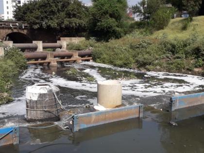 Polluted water directly from the jubilee drain into the Panchanganga: three purification pumps closed | जयंती नाल्यातून प्रदूषित पाणी थेट पंचगंगेत : शुद्धीकरणाचे तीन पंप बंद