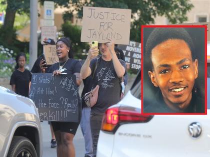 Policemen of Ohio fired 60 bullets at Black Jayland Walker, as he was not following Traffic Rules | अमेरिकेत कृष्णवर्णीयाची हत्या; वाहतूक नियम मोडल्यामुळे पोलिसांनी झाडल्या 60 गोळ्या