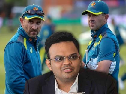 BCCI secretary Jay Shah on Friday rejected claims that the board has approached any former Australian cricketers to be India's next head coach | रिकी पाँटिंग, जस्टीन लँगर खोटारडे! Jay Shah यांच्या अप्रत्यक्ष विधानाने भुवया उंचावल्या