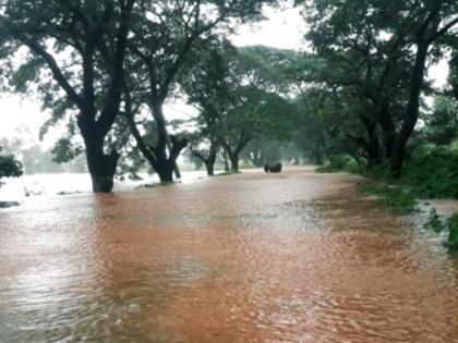 Signs of Sindhudurg-West Maharashtra disconnection; The tree collapsed in Fondaghat | तळेरे कोल्हापूर राष्ट्रीय महामार्ग पाण्याखाली, सिंधुदुर्ग-पश्चिम महाराष्ट्र संपर्क तुटण्याची चिन्हे; फोंडाघाटात झाड कोसळून ठप्प 