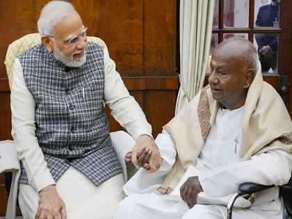 BJP-JDS alliance for Lok Sabha polls, seat-sharing finalised for karnatak | भाजपाला आणखी एका मित्राची साथ मिळणार; दक्षिणेत राजकीय समीकरण किती बदलणार?