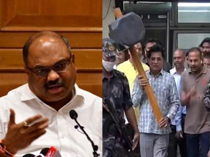 BJP leader Kirit Somaiya has criticized Minister Anil Parab after the ED took action against him. | Kirit Somaiya: अनिल परबांनी आता आपला बोजा-बिस्तरा भरावा; किरीट सोमय्यांचा खोचक सल्ला