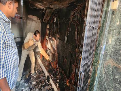 Fire in the meter room of the building incident in Vashi Firefighters handled the situation | इमारतीच्या मीटर रूममध्ये आग! वाशीतली घटना; अग्निशमन दलाने हाताळली परिस्थिती 