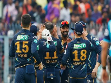 After defeating Kolkata, Gujarat jumped to the first position in the IPL points table. | IPL 2023: गुजरात नंबर १, राजस्थानचं स्थान घसरलं; हैदराबादने मुंबईला टाकलं मागे, पाहा Points Table