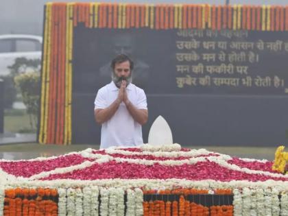 Rahul Gandhi's satyagraha at Rajghat today; Peaceful agitation in the states of Congress | राजघाटावर राहुल गांधी यांचा आज सत्याग्रह; राज्यांत शांततापूर्ण आंदोलन