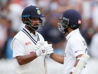 IND Vs SA: Rahane, the pujara showed breath; But Elgar also struggled | IND Vs SA: रहाणे, पुजाराने दाखवला दम; पण एल्गरही भिडला