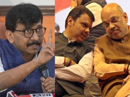 Shiv Sena leader Sanjay Raut today criticized Home Minister Amit Shah and Leader of Opposition Devendra Fadnavis. | Sanjay Raut: किरीट सोमय्यांच्या खांद्यावरुन संजय राऊतांनी लगावला फडणवीस अन् अमित शाहांवर निशाणा