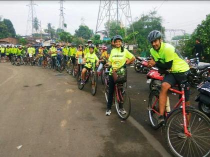 Lonad Caves Safari of Dombivli Cycle Club on the occasion of World Cycle Day | जागतिक सायकल दिनानिमित्त डोंबिवली सायकल क्लबची लोनाड लेणी सफारी