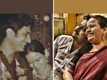 Jitendra Joshi completes 13 years of marriage, says - 'Kabhi Tum Kabhi Main...' | जितेंद्र जोशीच्या लग्नाला १३ वर्षे पूर्ण, म्हणाला - 'कभी तुम कभी मैं...'